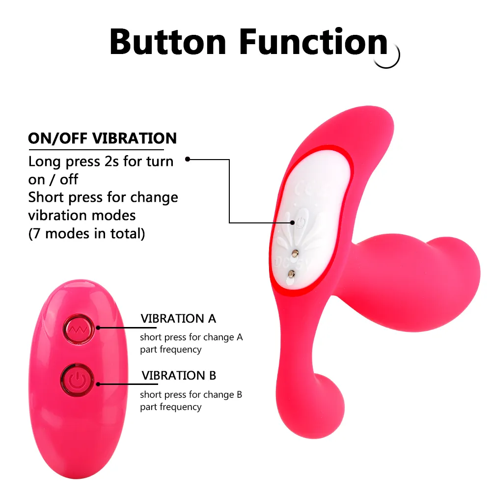 Pochwa orgazm zdalny kontrola 7 prędkość 3 w 1 noś majtki wibrator seksowna zabawka dla kobiet g stymulowane odbytnie