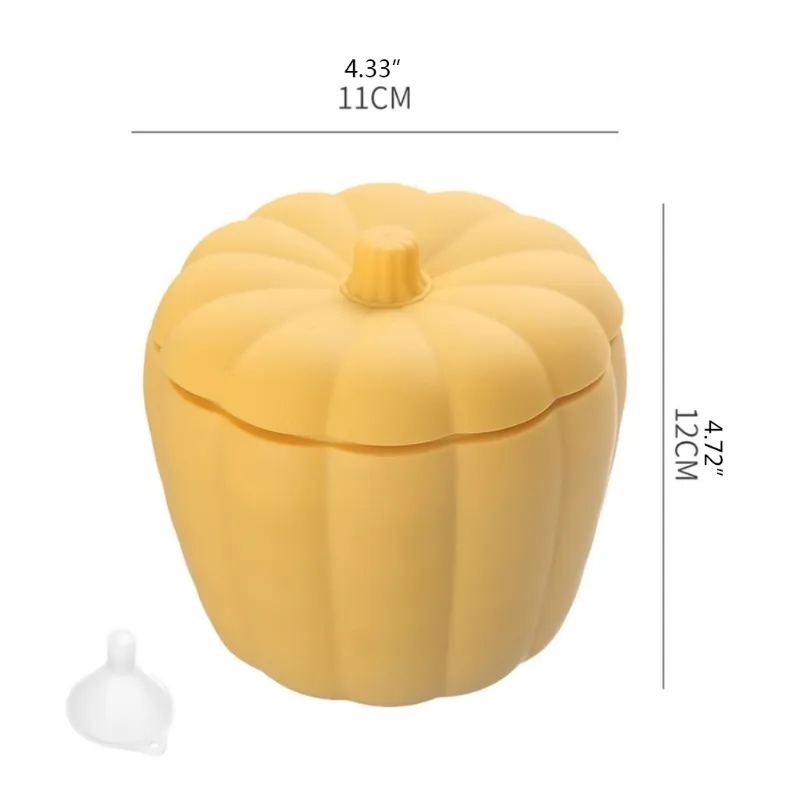 Seau à glace à double couche en forme de citrouille avec couvercle en silicone Cube Maker Moule Plateau 220509