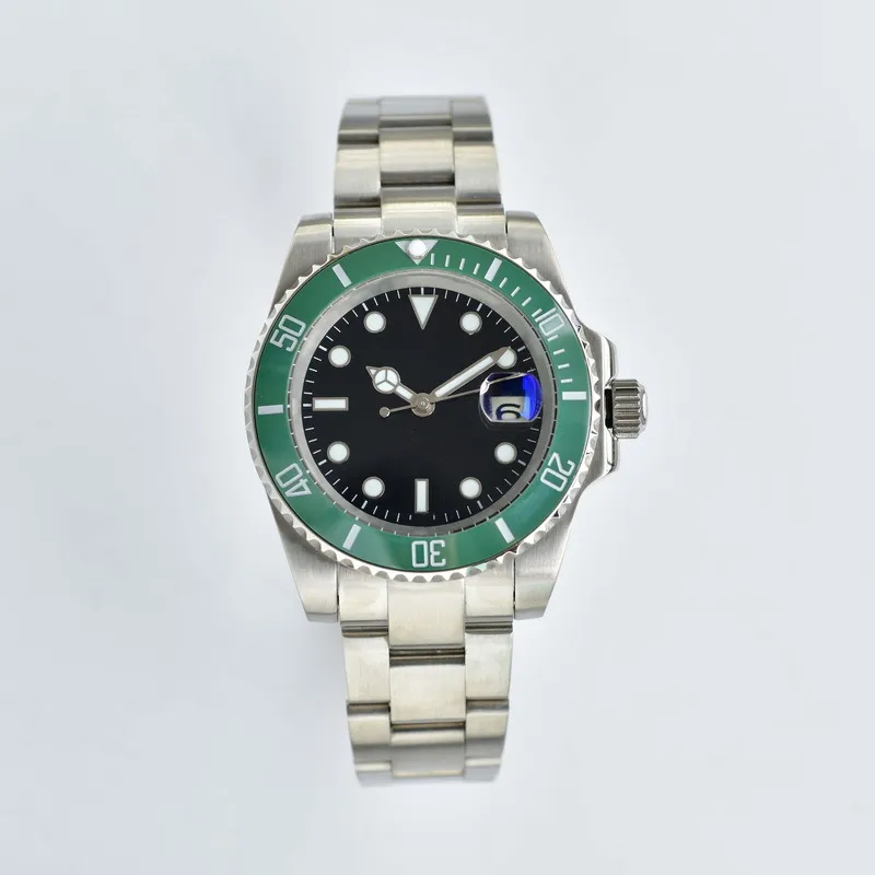 Luksusowe Zielone Zielone zegarki 22SS Watche Męs