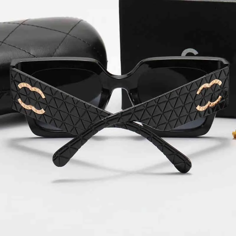 Designer Channel Sunglass Luxurious Fashion New Personality Trendy Anti Glare Mens Womens Vintage Baseball Sport Solglasögon Brand 238f