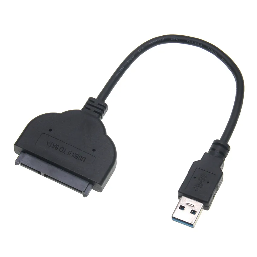 USB 3.0 till SATA 22Pin Adapter Converter Cable för 2,5 tum extern SSD HDD -hårddisk