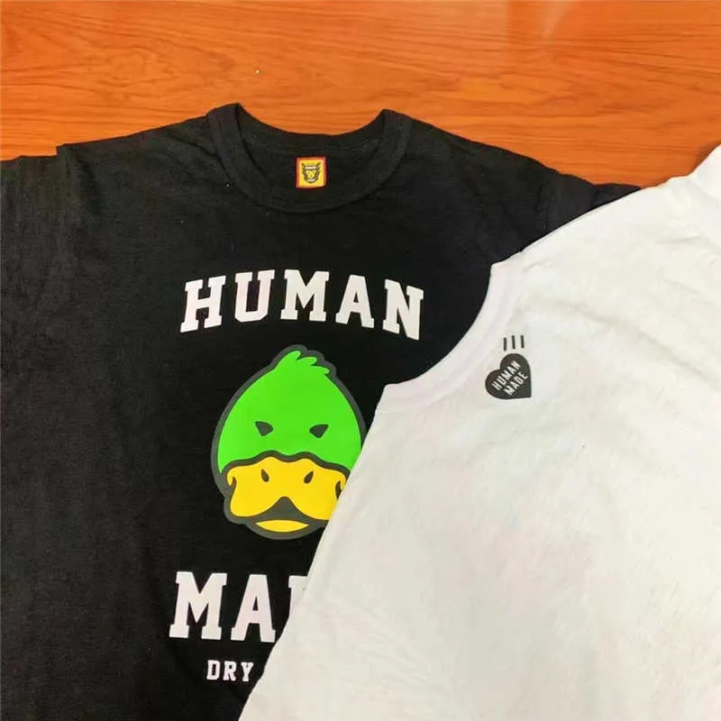 Camisetas masculinas de boa qualidade humana feita de desenho animado camisetas de moda