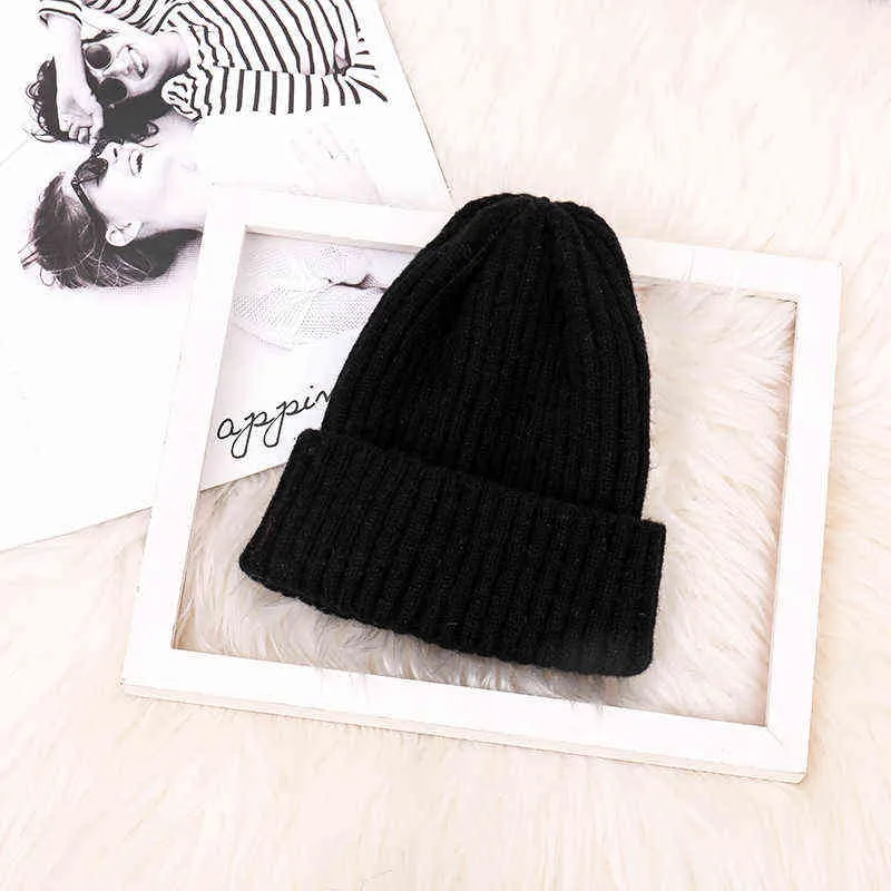 Cokk New Winter Hats For Women Ladies Cute Knitted Hat Female Cheap Beanie Cap With Lining Wool Warm Outdoor Ski cap Korean J220722