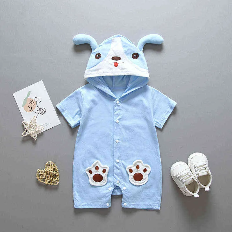 2021 Baby Infant Jokssuit Summer Romper Animal Druku