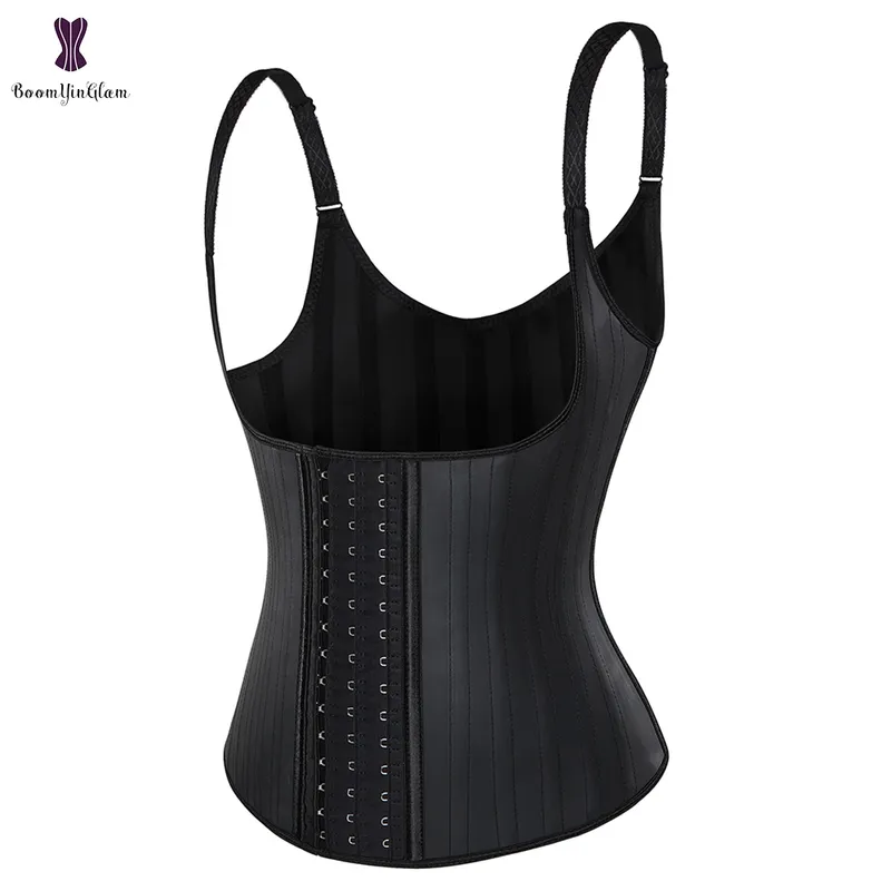 Corpo in lattice dimagrante Shapewear Gilet Vita Trainer Sudore Sport Shaper Guaina pancia Cinghie modellanti Cintura modellante postura disossata in acciaio 220702