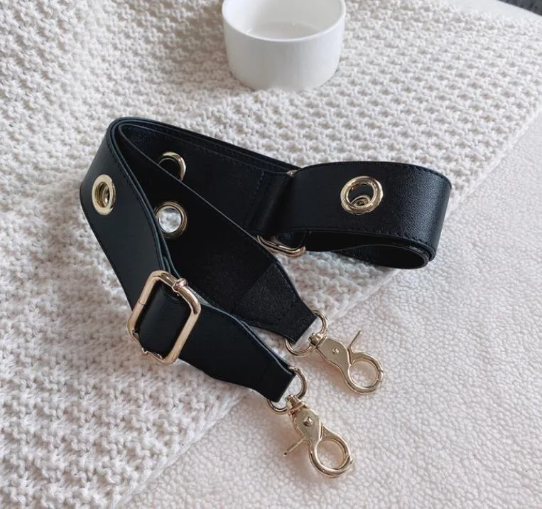 Leather Bag Strap Women Shoulder Crossbody Belt Adjustable Wide Part Accessories Female Messenger 220623