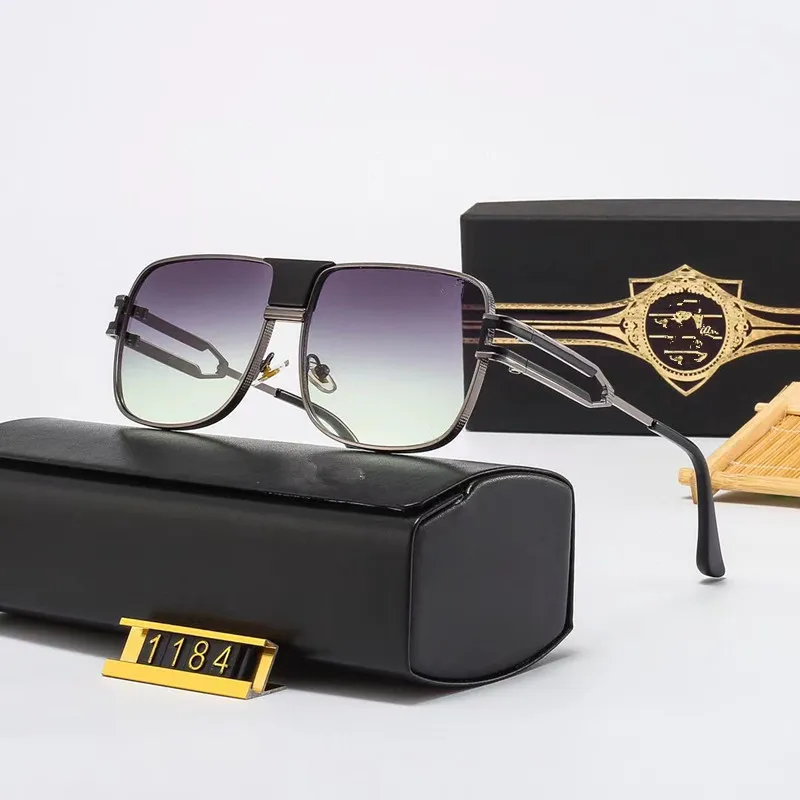 Gafas de sol rectangulares a la moda para mujer y hombre, diseño de marca DI, colores caramelo, gafas de sol planas de gran tamaño, gafas de doble puente 269G