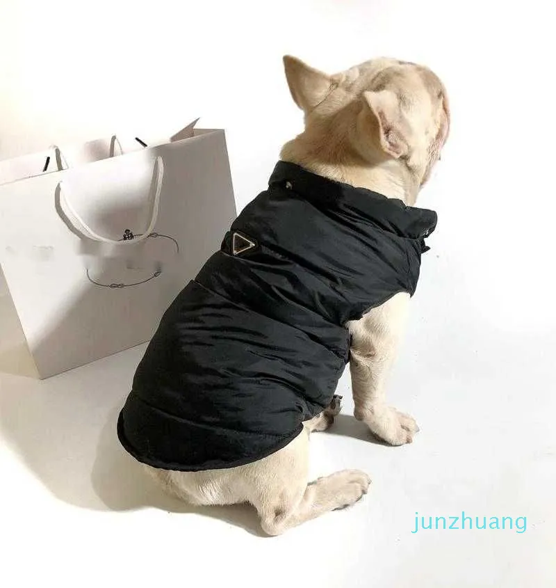 Dog Clothes Cold Weather Dog Apparel Windproof Puppy Winter Jacket 77 Pet Coat Warm Pets Vest With Hats For Small Medium303f