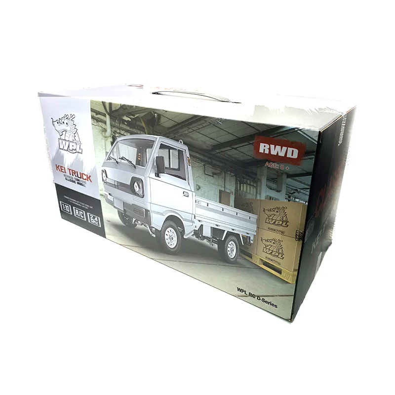 WPL D12 1:10 2WD RC Auto Simulatie Drift klimtruck LED LICHT ON-weg op de weg 260 Borstelmotor D12 Auto 1/10 For Kids Gifts Toys 220429