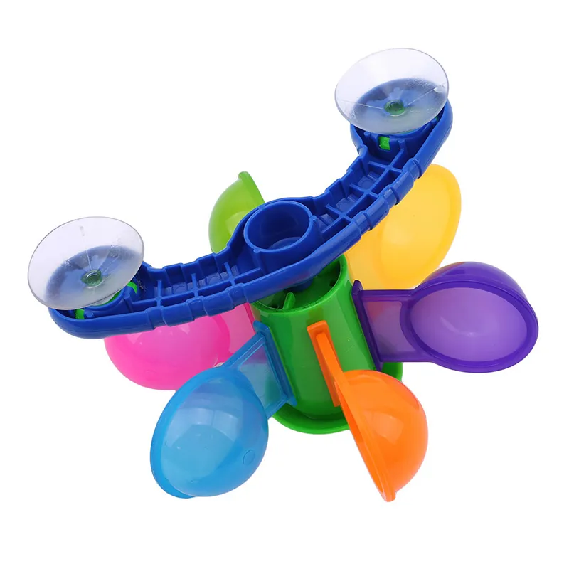 Jouets de bain pour bébé Jouer dans l'eau Scoop Mini moulin à vent Roue à eau Enfant Salle de bain Baignoire Jouet de bain Enfants Jeux de piscine d'été 220531