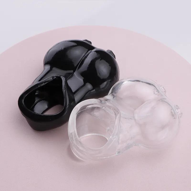 Silicone Scroto Manica Barella Bondage Anello Del Pene Ritardo Eiaculazione Cazzo Tempo Giocattoli sexy Gli Uomini