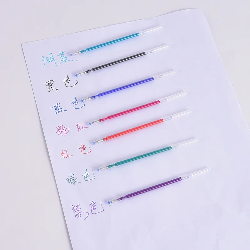 05 мм стиральная ручка подходящая заправка красочные 8 цветных творческих каваи для рисования инструментов гель набор ручки школьная канцелярские принадлежности 220714