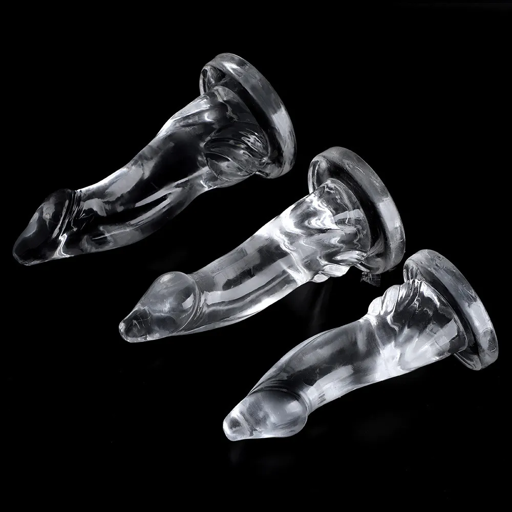 S/M/L Dildo Vaginale Anale Plug sexy Speelgoed Voor Vrouwen/Mannen Grote Buttplug Masturbators Nep penis Dildo Goederen Volwassenen Winkel