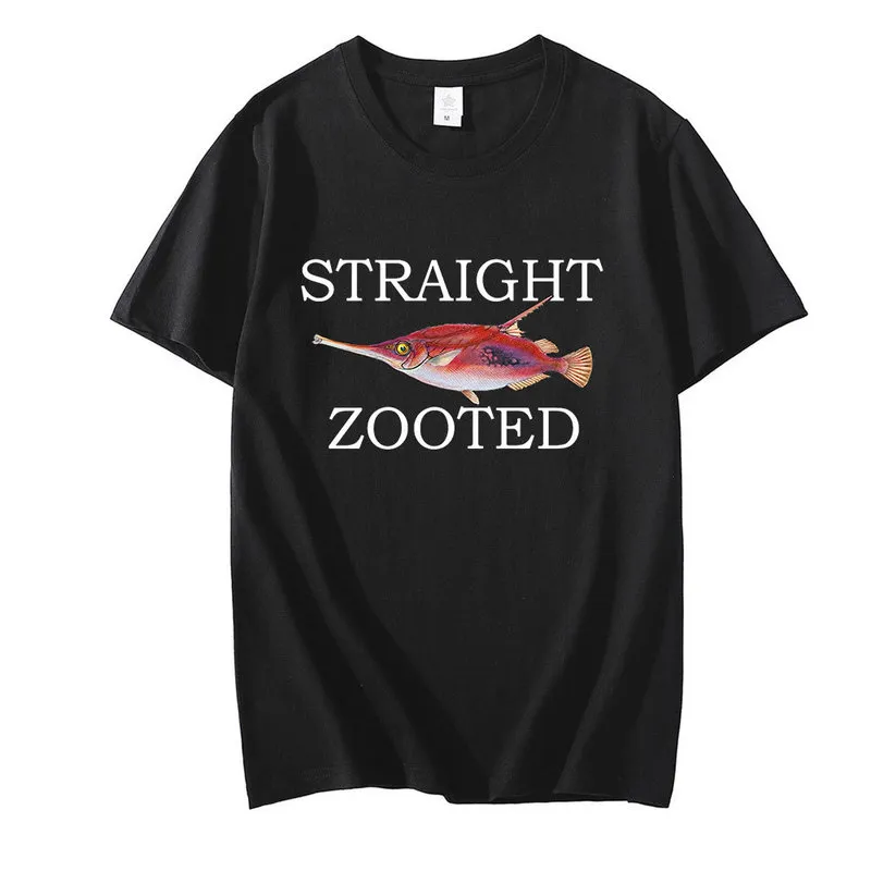 Droit Zooted 100% coton décontracté à manches courtes conception drôle hommes t-shirt Oneck coton confortable tissu rue hommes t-shirt 220610