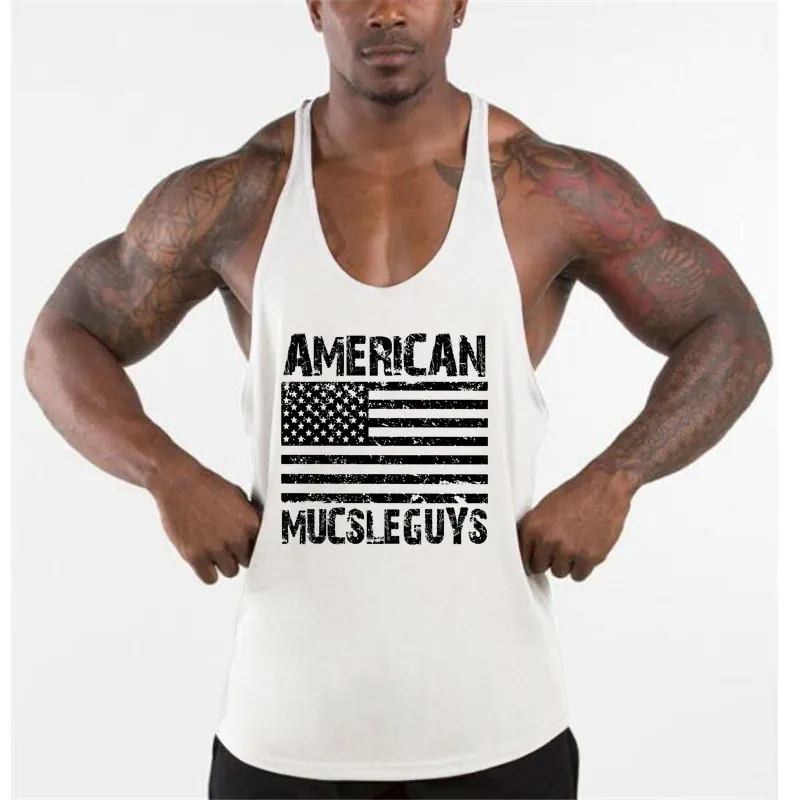 Marke Vest Mens ärmellose Hemd Bodybuilding Stringers Tanktop Fitness Singlets Power Sporting Unshirt Fitnessstudios Kleidung 220621