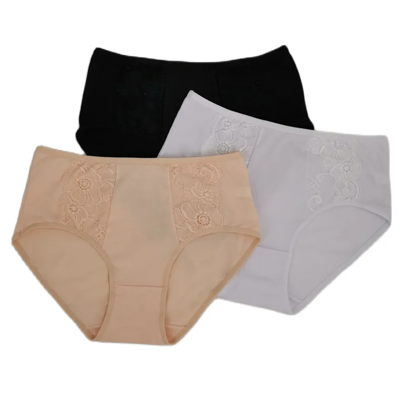 Lace Women's Panties Plus Size Underwear Panti Breathable Cotton Briefs Sexy Lingerie Woman Cloth 220426