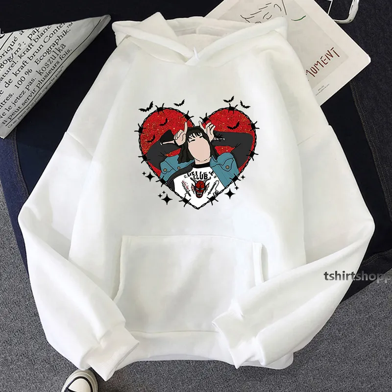 Eddie Munson Hoodie Hoodies Funny Clothing Women Sweatshirt Vintage Spring/Autumn Tops Unisex Sudaderas 220811