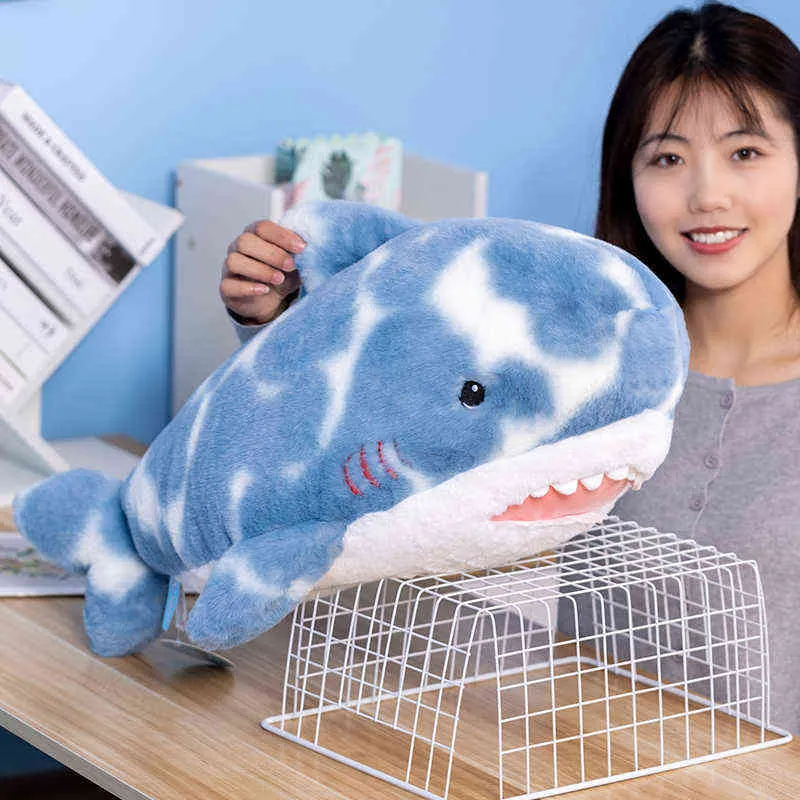 Kawaii Dolphin Shark Seal Seam Lion Plush Toy Beautiful Fucked Mife Animal Pillow Куклы для детей Спящие подарок J220704