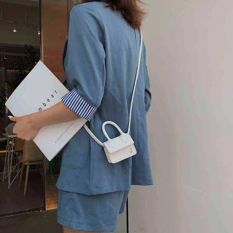 Модная супер мини -мини -девочка сумка для мессенджера роскошная дизайнерская леди милая сумка для кроссди j письма женские сумки женские бренды маленькие сумочки g220607