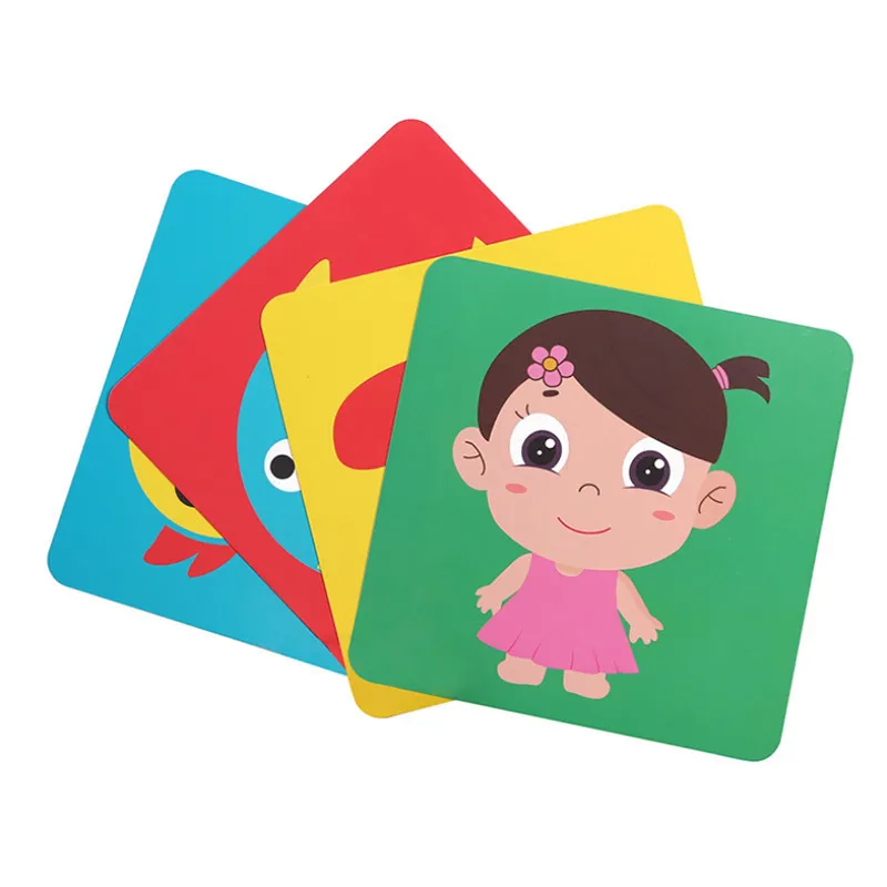 Babykaart speelgoed zwart witte flits hoog contrast visuele stimulatie leren montessori kaarten 220621