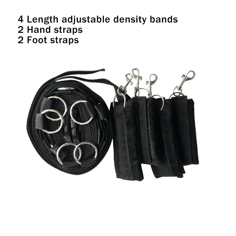 8 PzErotico Fetish Restraint Fasciatura Giocattoli sexy Le Coppie Cintura Regolabile Manette Prodotti BDSM Kit