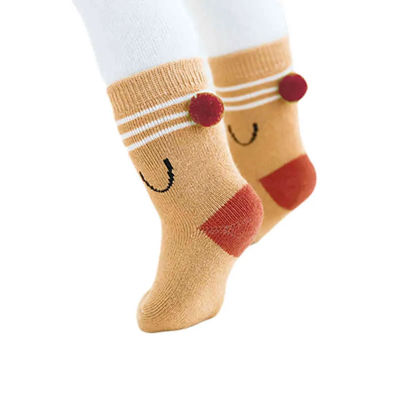 Baby Mädchen Junge Rohr Socken Neugeborenen Baumwolle Gedruckt Stretch Socken Mit Kugeln Kleinkind Zubehör Atmungsaktive Warme Socken J220621