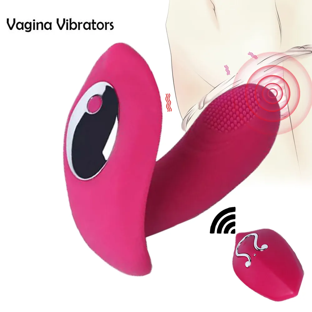 Vibratori dildo da donna indossabili con telecomando donne G Spot Clitoride Farfalla Mutandine Uovo vibrante Giocattoli sexy Adulto 18