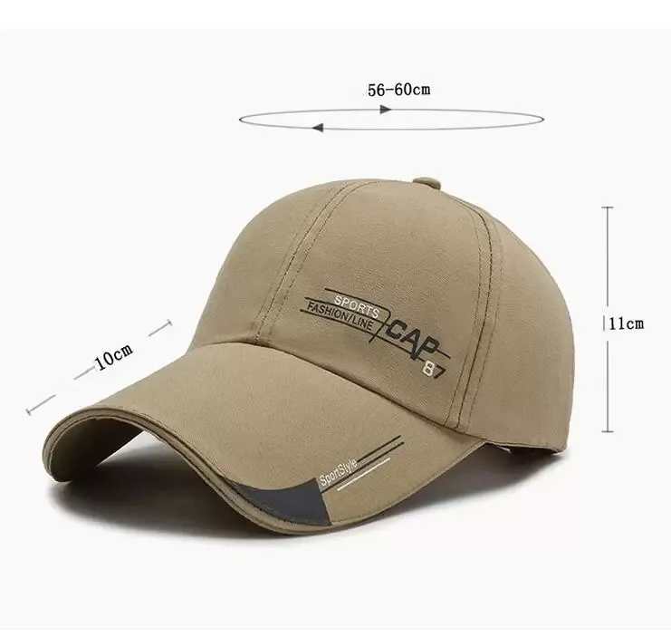 Summer Man hat Canvas baseball cap spring and fall caps Fashion Leisure sun protection fishing Hats WOMAN outdoor Sports Ball Caps