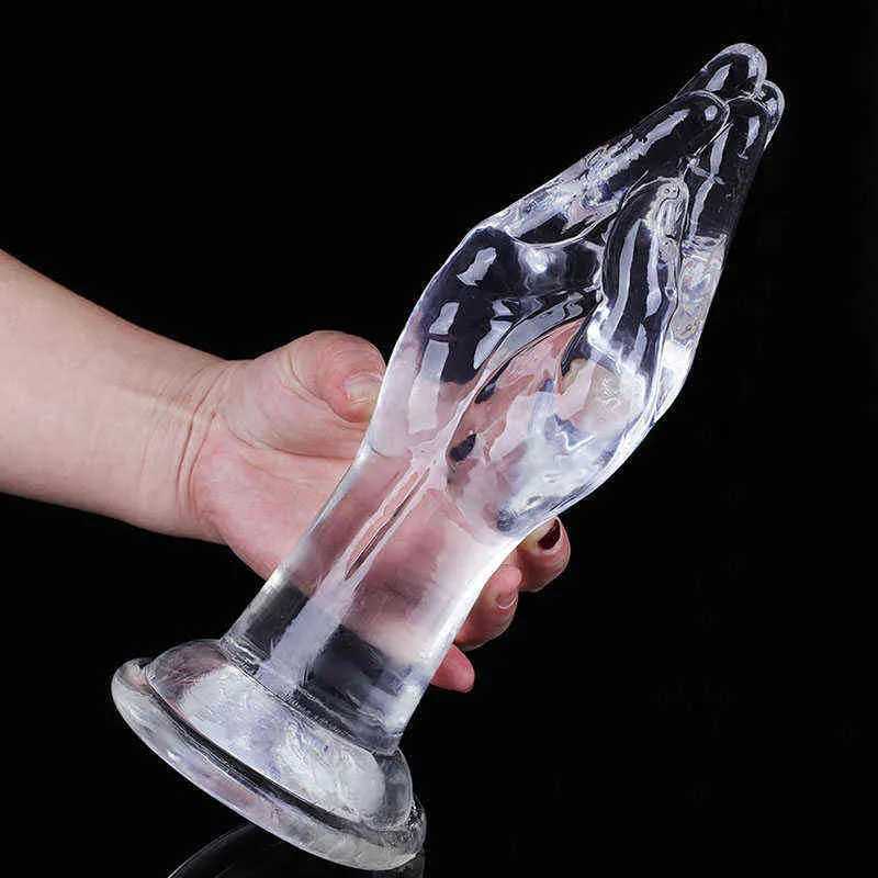 Erotica Anal Toys Tentacle Dildo Soft Plub Big Transparent с сильной всасывающей чашкой G-точка Dilldo взрослой Anus Expander Battplug Erotic Sex Shop 220507