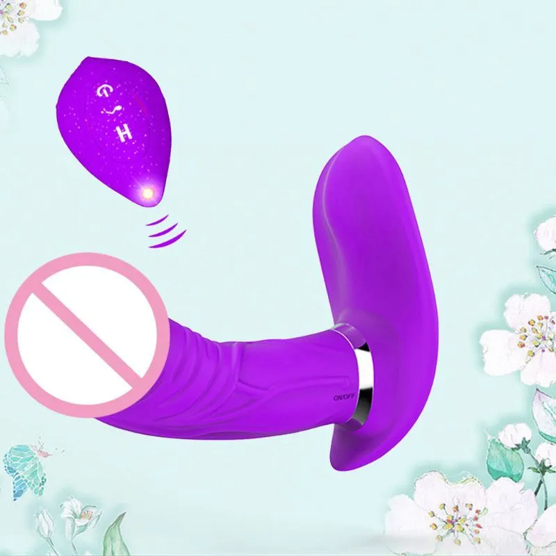 20RD draagbare vlinderstimulator voor dames met 7 vibraties Swing Mode Remote Massager