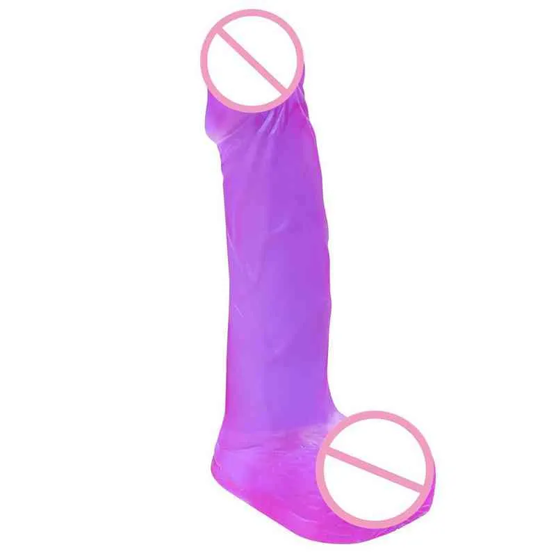 NXY Dildos Mini Penis Crystal Color Mały Wtyczka Anal Potężna Ssanie Kobiet Masturbacja odwrócony Model Para Sex Toy 0316