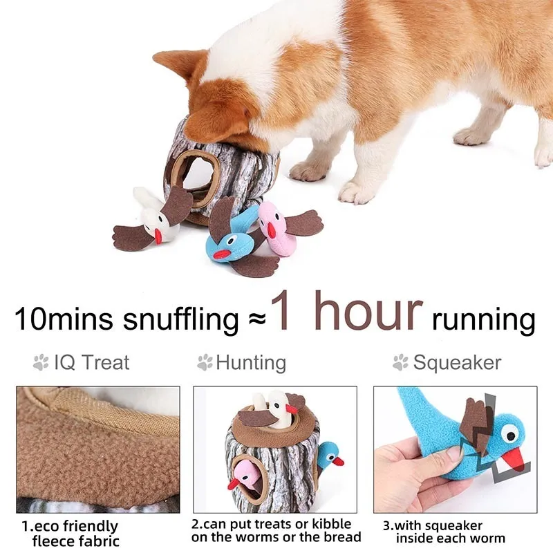 Фаршированные домашние собаки Тренировка охотничьи игрушки интерактивные продукты для собак головоломки игрушки медленное подавление для нюхания