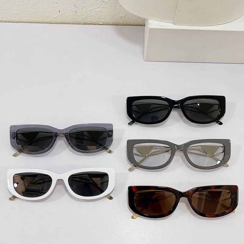 Symbole Sunglasses spr14y Womens Fashion Cat Eye Frame Casual Shopping Triangleグラフィック装飾寺院最高品質Origina332q