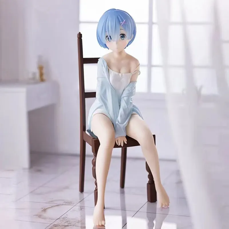 Anime Re: la vie dans un monde différent de zéro Rem Ram kimono fille figurine jouet Collection modèle jouets cadeau poupée avec boîte 220329