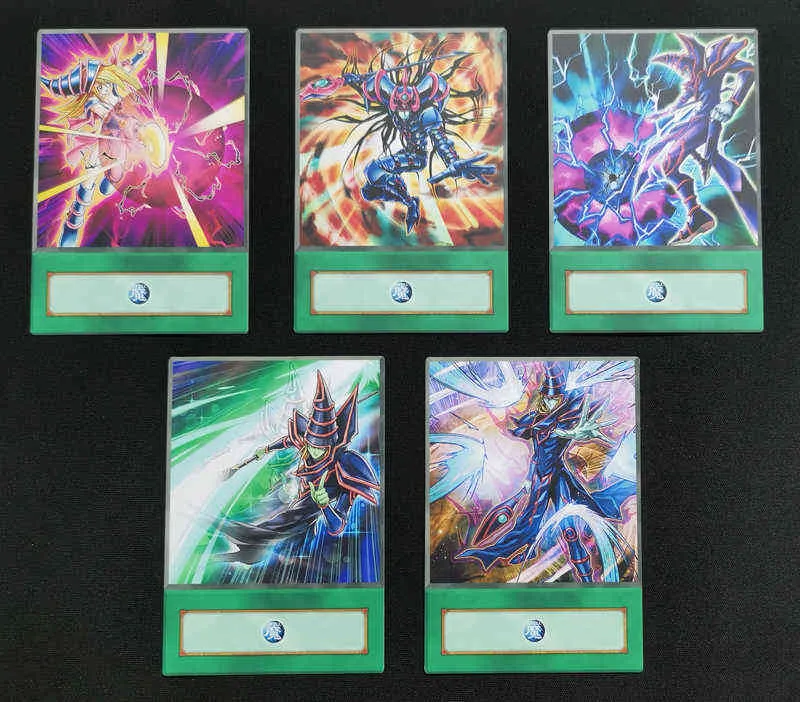 24 stDark Magician Series Relaterad supportkort Quick Play Equip Spell Trap Super Magical Prophecy Spellcaster Anime Orica G220311