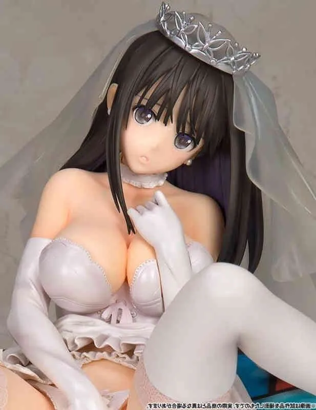 Аниме Alphamax Skytube Fault Ai Saeki, свадебное платье, грудь, сексуальная девушка, ПВХ фигурка, Коллекционная модель, игрушка-кукла 18cm7101907