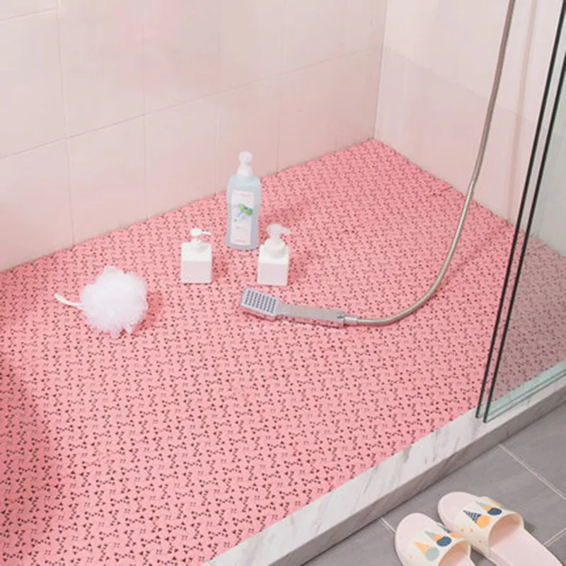 Ev Banyosu Kayma Olmayan Mat PVC Hanehalkı Ev ​​İçi Boş Küvet Banyo Mat Su geçirmez Ekleme Banyo Zemin Mat 25x25cm 220511