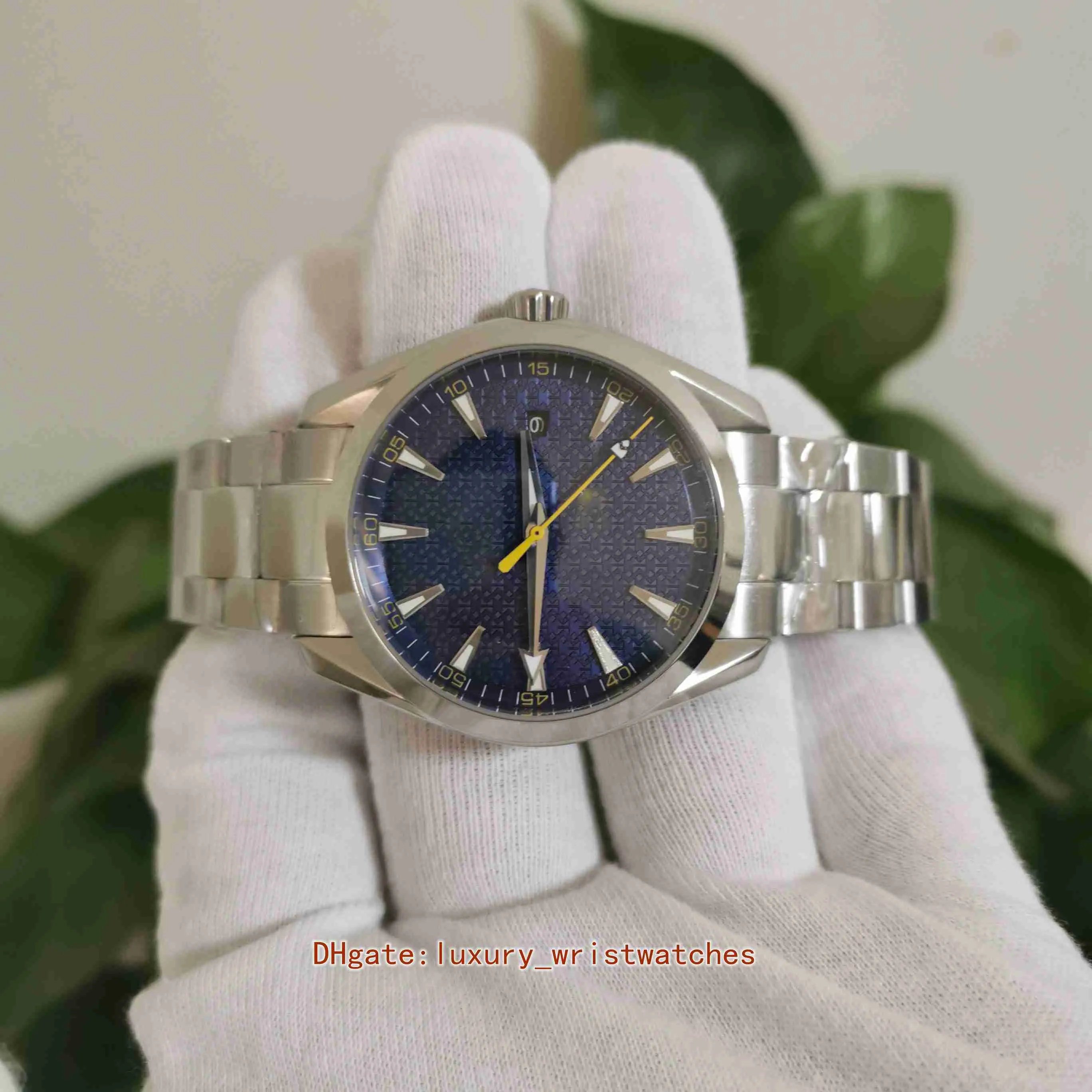 Perfecte hoge kwaliteit horloges 41,5 mm Aqua Terra 150M 220 10 41 21 03 004 roestvrij staal transparant mechanisch automatisch herenhorloge Watc252t