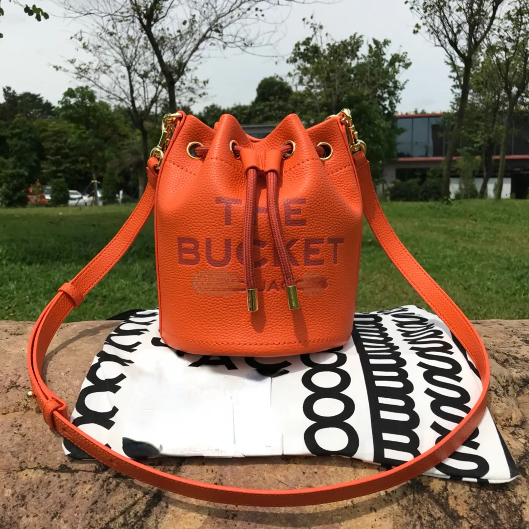 Summer New Designer Bags The Bucket Fresh and Sweet Leather Letter Printing Ladies Handbags With Logo