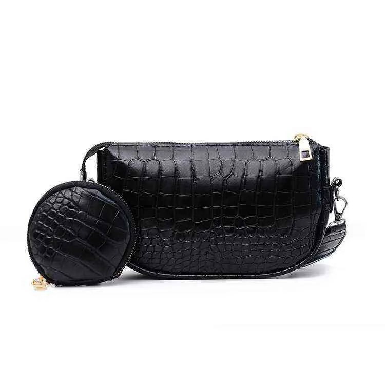 belt Bag Female Fashion Fashion Handbags Two in One Underarm Bag Single Shoulder Messenger Women's Multipurpose Chest Bag 220712