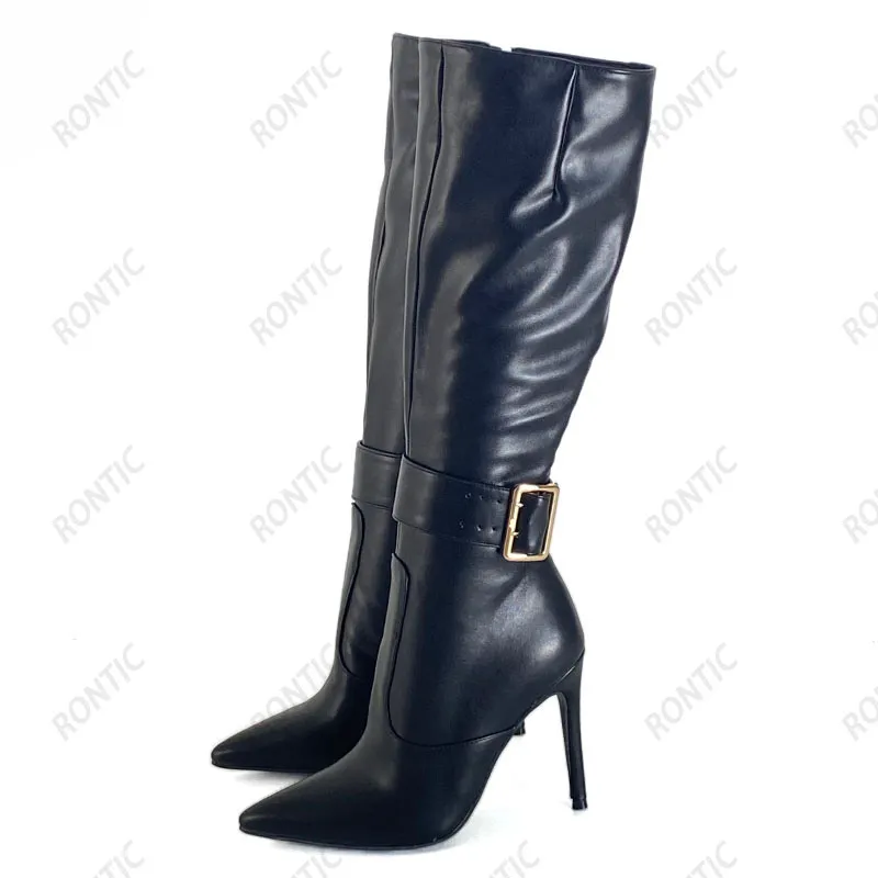 HOBTEC Stivali Invernali Da Donna Stivali Da Neve Caldi Foderati In Pelliccia Alla Moda Da Donna Stivali Con Zeppa Laterale E Cerniera Al Polpaccio (Color : White, Size : 35 EU - Foto 7