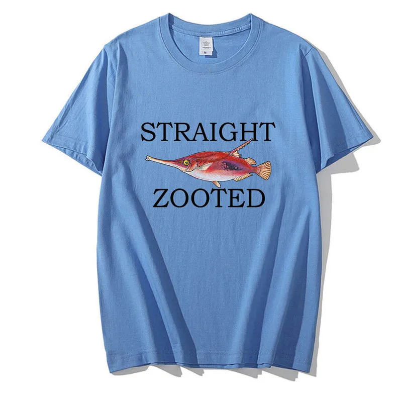 Reto Zooted 100% Algodão Casual Manga Curta Design Engraçado Homens Camiseta Oneneck Algodão Confortável Tecido Rua Homens Camiseta 220610