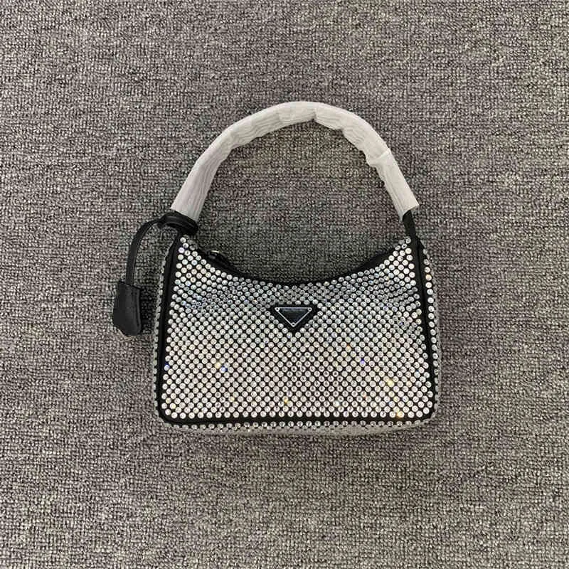 Turn 2023 Nieuwe Rhinestone Hobo onderarm tas dames één schouder magische stoktas man handtas damestas