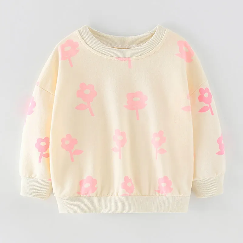100% Terry Cotton Sweater Marca de qualidade infantil camiseta camarada infantil roupas meninas de menina kidies moleta