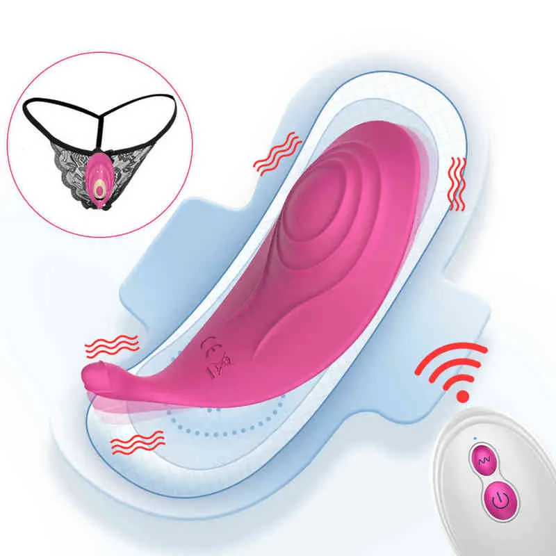 Nxy Eggs Bullets Lnvisible Wearable Clit Stimulator Wireless Remote Control Mutandine Vibratore Wear Sex Play 10 Frequency Vibration 220509