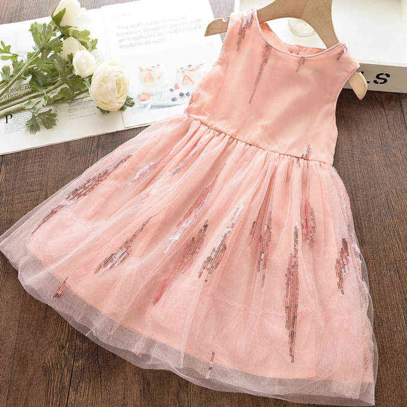 Melario Girl Princess Dress Summer Kids Floral Gilrs Dress Abiti da festa bambini ragazza Costume da farfalla Abbigliamento bambini G220518