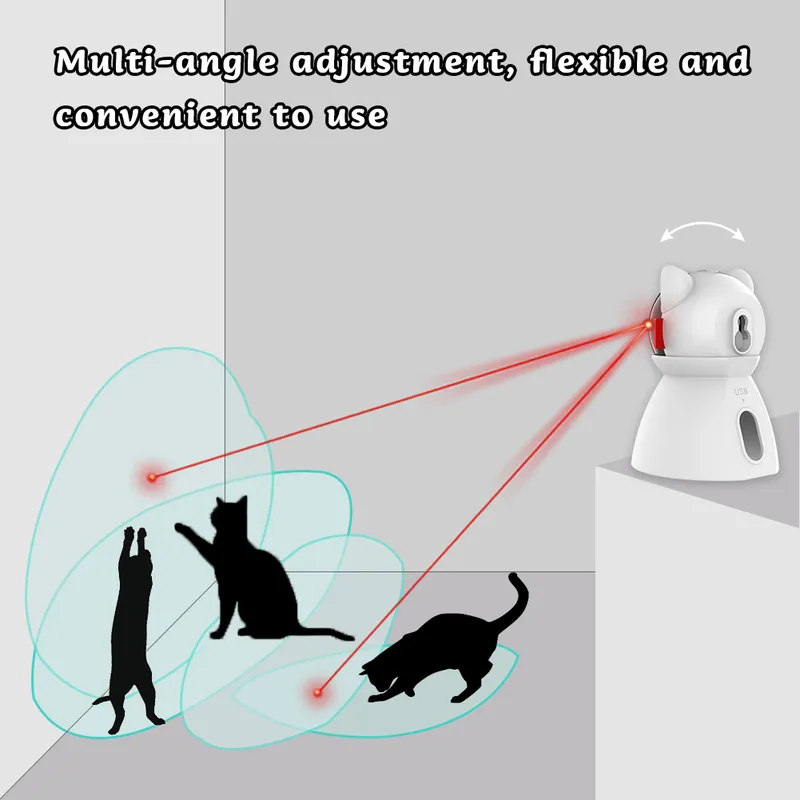 BENTOPAL-jouet Laser pour chat, jouets rechargeables activés par le mouvement pour intérieur/chiens/chiots interactifs 220510
