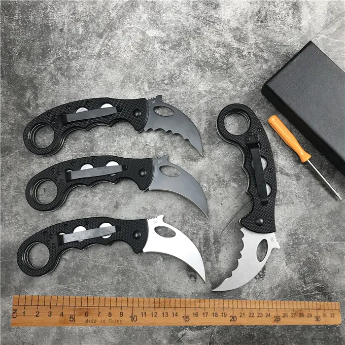 Emerson Karambit BT Floding Knife D2 Blade kamp dış mekan Taktik Taşıma EDC Bıçakları