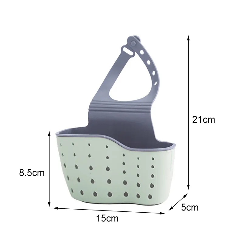 Küchenspüle-Aufbewahrungskorb, Reinigungsschwamm, Abtropfhalter, Rack, Küche, hängende Spüle, Abflüsse, Aufbewahrungswerkzeuge, Spülenhalter, C0627X02