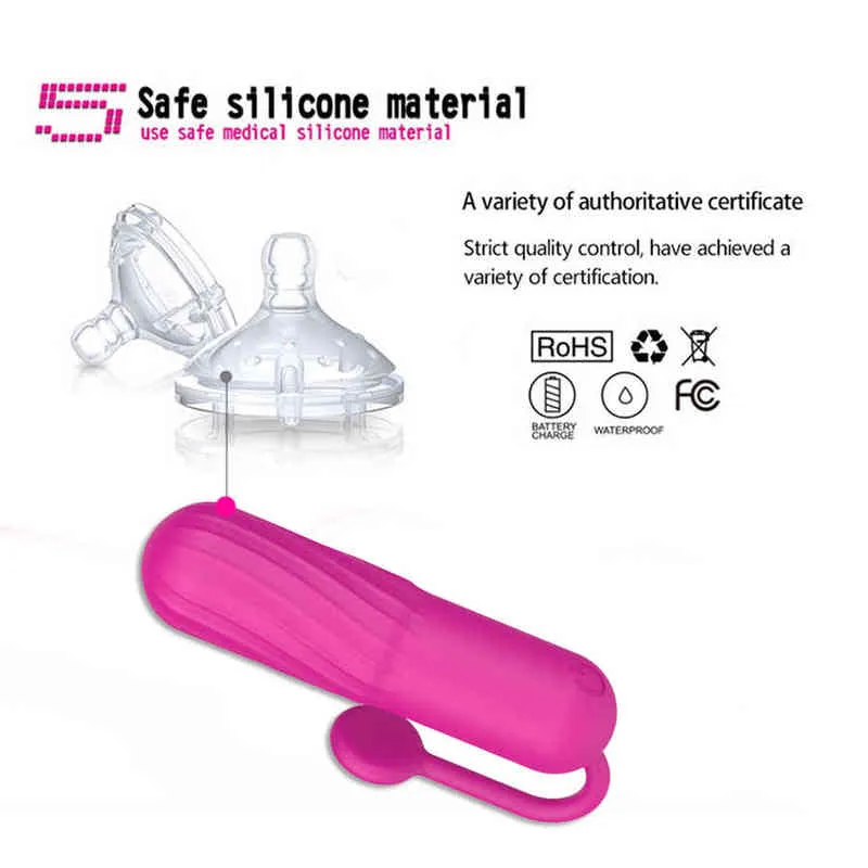 NXY Vibrators USB Carica mini potente proiettile vibratore vibratore donna stimolatore clitorideo g punto g spot materiale silicone giocattoli sessuali adulti 0407